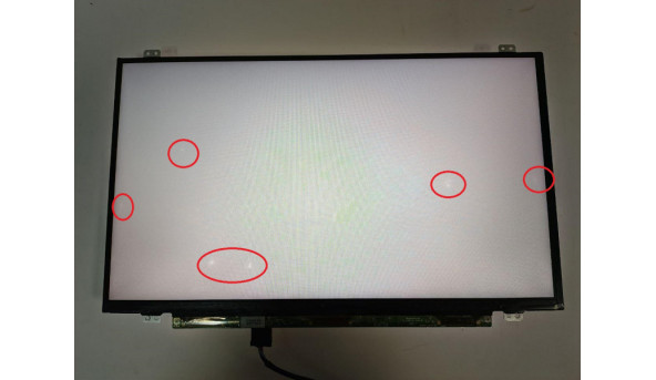 Матриця LG Display, LP140WH8 (TP)(D2), 14.0'', LED, HD 1366x768, 30-pin, Slim, б/в, Є декілька маленьких ледь помітних засвітів (фото) при роботі помітні на всіх кольорах, та присутні мінімальні подряпини, на синьому кольорі помітна пляма - 313479