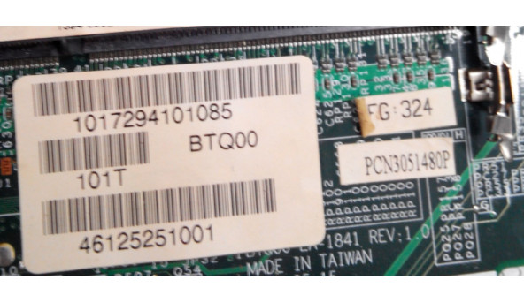 Метеринська плата для ноутбука Toshiba Satellite P20, P25 Series, PSP20L-50Y6H, 43125251001, 46125251001, P25-S607, PSP20U-012RJR, PSP20U-012RJRB, PSP20C-1U8PW, PSP20C-1UGPV, не тестована, б/в. - 313493