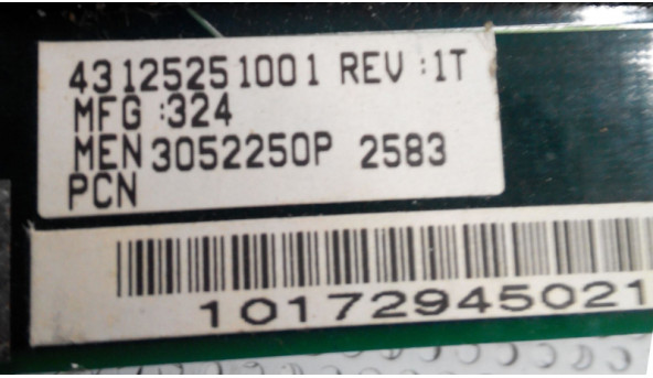 Метеринська плата для ноутбука Toshiba Satellite P20, P25 Series, PSP20L-50Y6H, 43125251001, 46125251001, P25-S607, PSP20U-012RJR, PSP20U-012RJRB, PSP20C-1U8PW, PSP20C-1UGPV, не тестована, б/в. - 313493