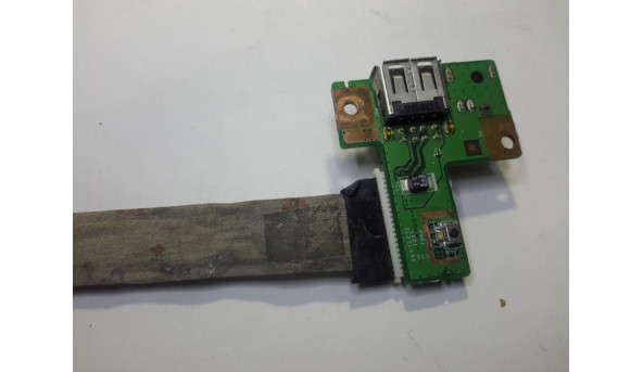 Плата з роз'ємами USB, Роз'єм живлення, та Кнопка включення, для ноутбука Medion Akoya E6224, MD98630, 44.4GU04.011. M10B1. - 313559