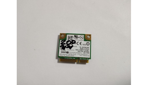 Адаптер wi-fi, знятий з ноутбука Lenovo ThinkPad Edge 15, E50, SL510, 112BNHMW, E76807-005, E76787-001, Centrino N1000, Б/В. В хорошому стані, без пошкоджень. - 313603