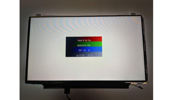 Матриця LG Display, LP140WD2 (TP)(B1), 14.0'', LED, HD+ 1600x900, 30-pin, Slim, б/в, Є мінімальні декілька подряпин, на роботу ніяк не впливають, з правого боку відсутня плівка - 313668