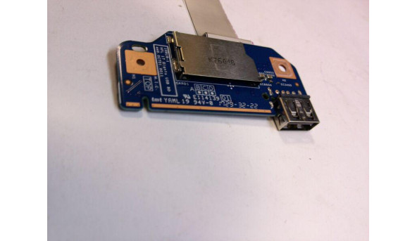 Плата картрідера та USB роз'єма для ноутбука HP 17-ak061ng, 4550C7020001,Б/В. - 313760