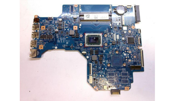 Материнська плата для ноутбука HP 17-ak061ng, 448.0CA 03.0011, Б/В.  Процесор: AMD A10-9620P, AM962PADY44AB  Сттартує, але не має можливості протестувати