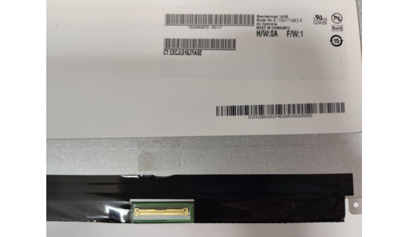 Матриця AU Optronics, B156HTN03.3, 15.6", 40-pin, LCD, FHD 1920x1080, slim, б/в, Немає зображення - 313803