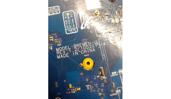 Материнська плата для ноутбука Samsung R528, R530, BREMEN-UL, Rev.1.2, робоча, б/в. - 313820