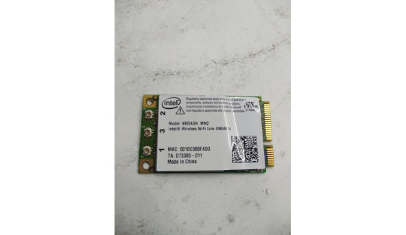 Wi-Fi адаптер 4965GN MM2 знятий з ноутбука ACER Aspire 8920, б/у