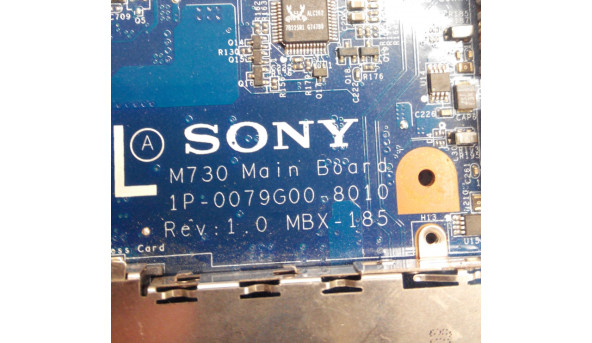 Материнська плата для ноутбука Sony VAIO VGN-NR31SR/S, PCG-7121p, M730 MAIN BOARD, 1P-0079G00-8010 REV:1.0 MBX-185, не тестована, б/в. - 313915