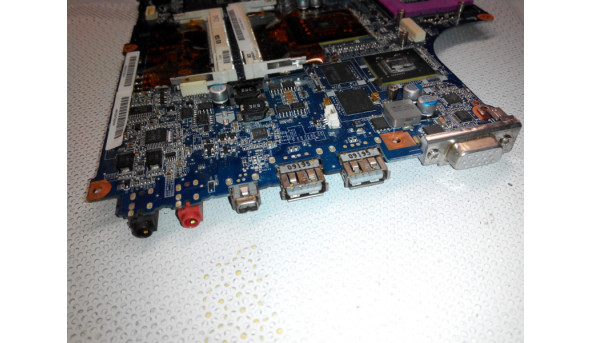 Материнська плата для ноутбука Sony VGN-CS11, VGN-CS1 Series, MBX-196, 9300M, Quanta DA0GD2M8E0 MODEL:GD2 REV:E, не тестована, б/в. - 313918