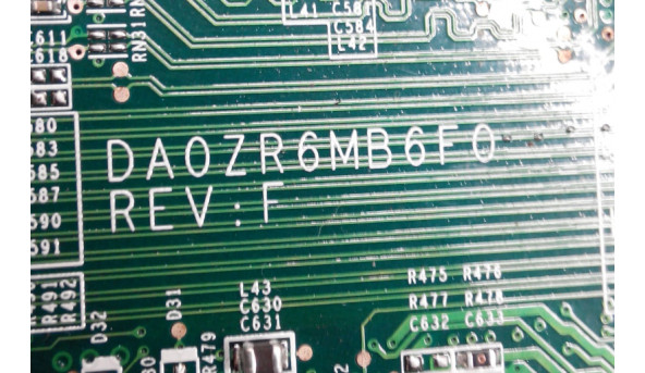 Материнська плата для ноутбука Acer Extensa 5635, 5635z, eMachines E528, E728, DA0ZR6MB6F0 REV:F, циклічна перезагрузка, б/в. - 313932
