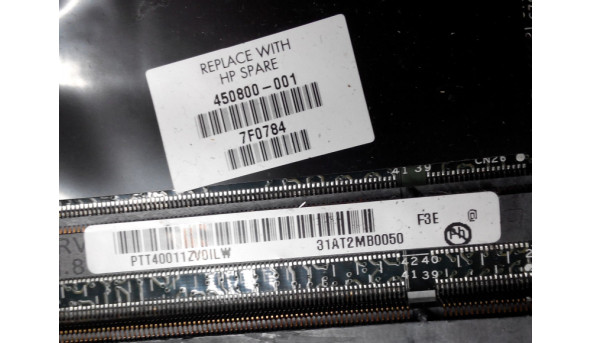Материнська плата для ноутбука HP Pavilion DV9500, DV9600, DV9700 Series, 450800-001, не тестована, б/в. - 313937
