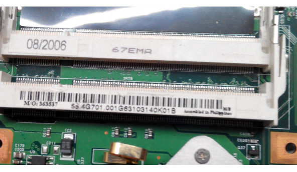 Материнська плата для ноутбука Medion MD 97600, 55.4G701.001, не тестована, б/в. - 313955