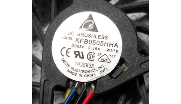Вентилятор системи охолодження для ноутбука Asus F3J, F3K, A8, Z99, Z91V, KFB0505HHA-W376, б/в. - 313977