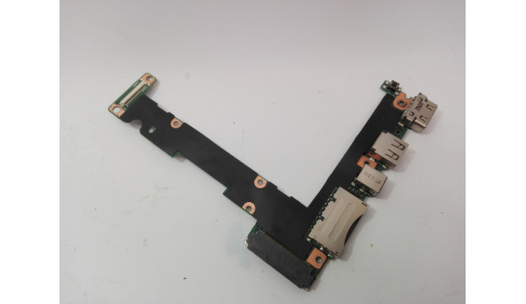 Плата з роз'ємами USB, Audio, VGA Board , для ноутбука Asus X202E,, б/в - 314074