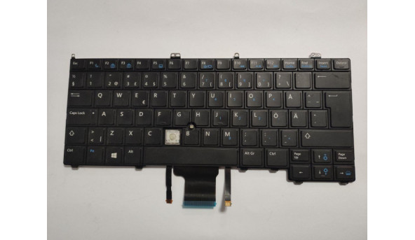 Клавіатура для ноутбука Dell Latitude E7240, 12.5", б/в. Відсутня клавіша (фото). Клавіатура тестована, робоча. Є підсвітка
