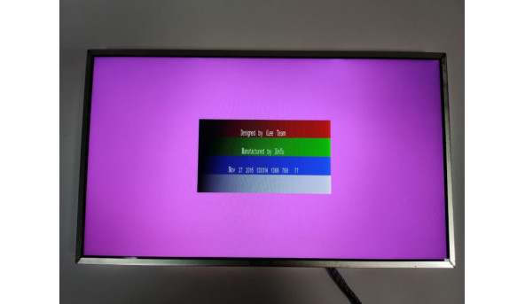 Матриця Samsung, LTN156AT24, 15.6", HD 1366x768, 40 pin, Normal, б/в, Є два засвіти трішки помітні при роботі, на зображенню сніжить картинка (фото) - 314096