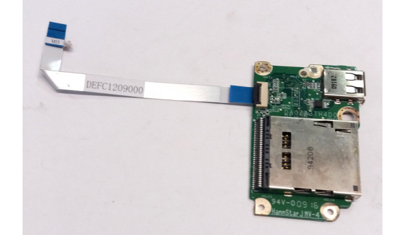 Додаткова плата, USB роз'єм та карт-рідер, для ноутбука Acer ZA3, DA0ZA3TH4D0, DEFC1209000, Б/В, в хорошому стані, без пошкоджень. - 314097