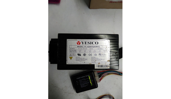 Блок живлення Yesico fl-420atx(p/pfc), 420Вт, б/у