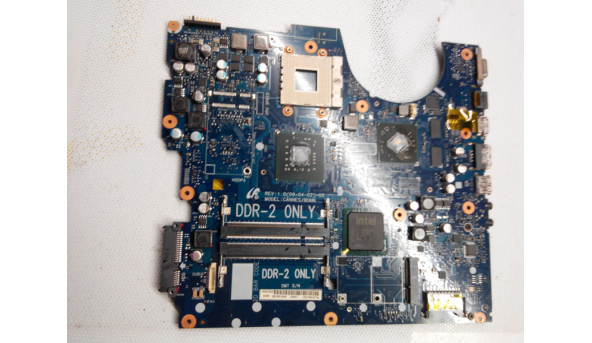 Материнська плата для ноутбука Samsung R518, R522, Cannes/Bonn Rev 1.0, не тестована, б/в.
