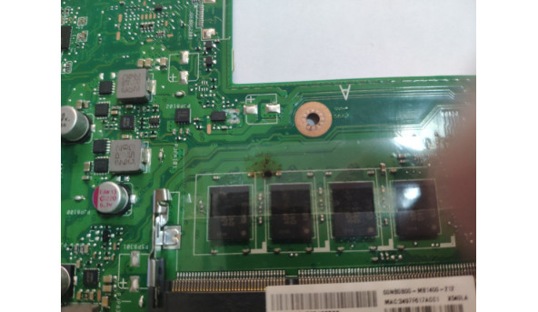 Материнська плата для ноутбука Asus X540LJ, X540L, F540L, X540, i3-5005U, неробоча, б/в - 314261