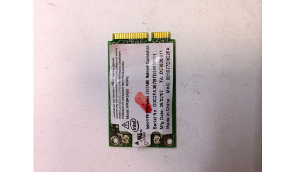 Адаптер wi-fi,знятий з ноутбука Samsung R70, WM3945ABG MOW2 , Б/В. - 314265