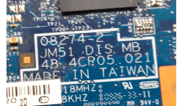 Материнська плата для ноутбука Acer Aspire 5810T, 5810TG, 48.4cr05.021, не тестована, Б/В. - 314328
