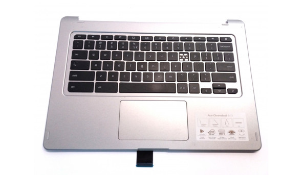 Середня частина корпуса для ноутбука ACER Chromebook R 13, CB5-132T, TFQ4CZ3ETA, NKI111304, AL1G_C16B, Б/В, клавіатура протестована, робоча, всі кріплення цілі, подряпини, потертості, невистачає 1 кнопки.