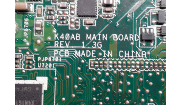 Материнська плата для ноутбука Asus K50 K50AB 60-NVXMB1000 K40AB REV 1.3G б/в. - 314454