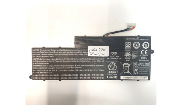 Акумулятор для ноутбука Acer Aspire M5-581T AP12A3i 11.1V 4850mAh 30% зносу Б/У
