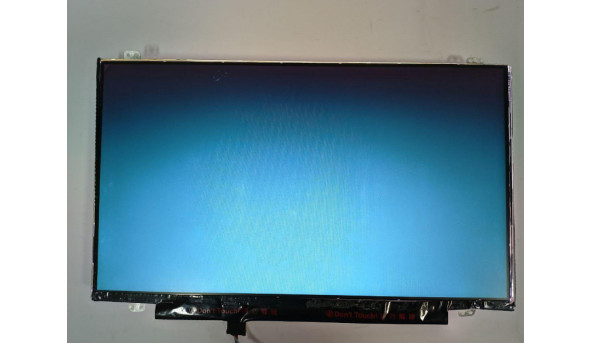 Матриця AU Optronics, B140XTN02.A, 14.0'', LED, HD 1366x768, 30-pin, Slim, б/в, Є подряпини які помітні при роботі (фото), присутні засвіти, відсутня стрічка з правого боку та з верху - 314668