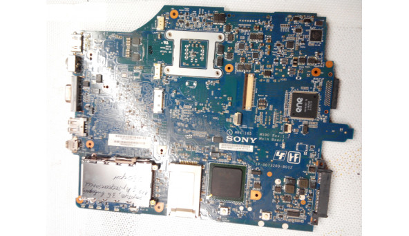 Материнська плата для ноутбука Sony Vaio VGN-FZ140E, Sony Vaio VGN-FZ Series, MBX-165 MS90 REV: 1.2, артефакти, Б/В. - 314723