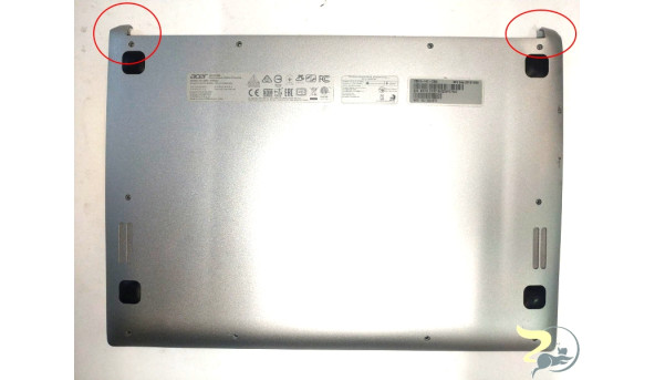 Нижня частина корпуса для ноутбука Acer Chromebook 14 cb514-1h, JTE49ZAHB. Б/В. Має вм'ятини (фото). Всі кріплення цілі.