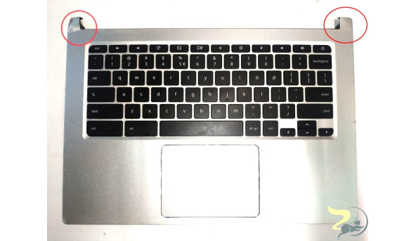 Середня частина корпуса для ноутбука Acer Chromebook 14 cb514-1h, JTE49ZAHB. Б/В.  Всі кріплення цілі, має пошкодження. Клавіатура не робоча.