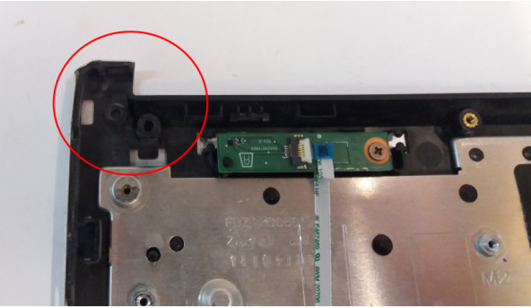Середня частина корпуса для ноутбука Acer Chromebook 14 cb514-1h, JTE49ZAHB. Б/В. Всі кріплення цілі, має пошкодження. Клавіатура не робоча. - 314746