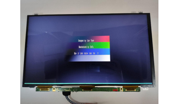 Матриця Samsung, LTN156T35-H01, 15.6", HD 1366x768, 40 pin, Slim, б/в, знизу горизонтальна полоса, на всіх кольорах помітна - 314759