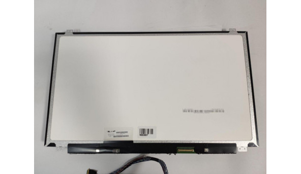Матриця Samsung, LTN156T35-H01, 15.6", HD 1366x768, 40 pin, Slim, б/в, знизу горизонтальна полоса, на всіх кольорах помітна - 314759