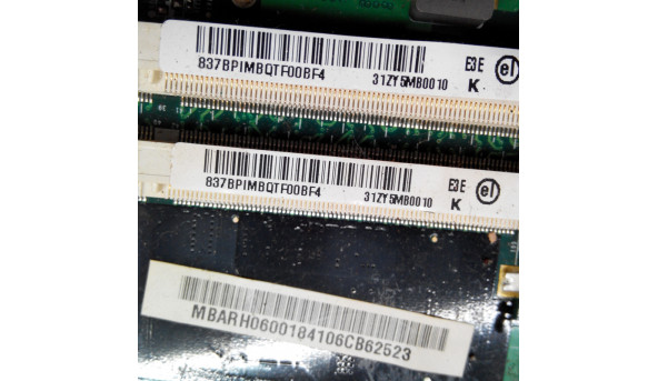 Материнська плата для ноутбука Acer Aspire 7230, 7530, 7530G, ZY5, 31zy5mb0010, не тестована, Б/В. - 314787