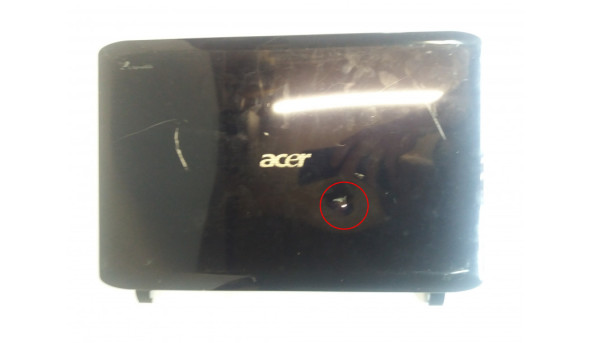 Верхня частина корпуса для ноутбука Acer Aspire 5940, 5942, 5940G, 5942G, AP007O000500, Б/В. Всі кріплення цілі, вмятина з отвором (фото). - 314825