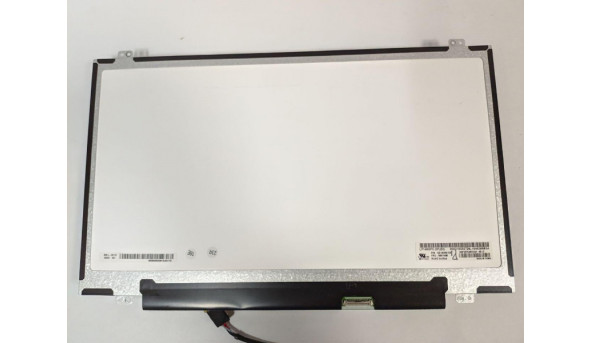 Матриця LG Display, LP140WF6 (SP)(B3), 14.0'', LED, FHD 1920x1080, IPS, 30-pin, Slim, б/в, Має засвіти які помітно при роботі, та є ледь помітні сліди від клавіатури, на роботу не впливають - 314976