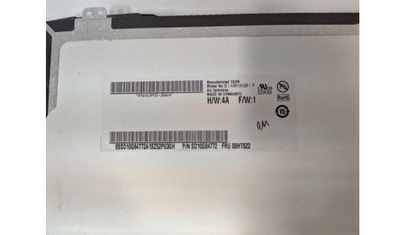 Матриця AU Optronics, B140HAN01.3, 14.0", 30-pin, LED, FHD 1920x1080, IPS, Slim, б/в, Є сліди від клавіатури, при роботі не помітні, також є темне зображення в низу та по бокам - 315033