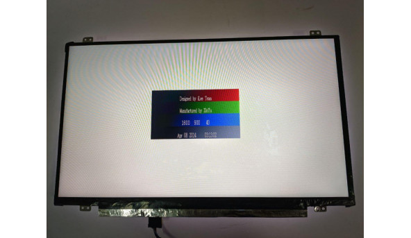Матриця INNOLUX, N140FGE-EA2 Rev:C2, 14.0'', LED, HD+ 1600x900, 30-pin, Slim, б/в, Присутні сліди від клавіатури, на роботу не впливають, є подряпина помітна при роботі (фото) - 315035