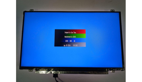 Матриця INNOLUX, N140FGE-EA2 Rev:C2, 14.0'', LED, HD+ 1600x900, 30-pin, Slim, б/в, Присутні сліди від клавіатури, на роботу не впливають, є подряпина помітна при роботі (фото) - 315035