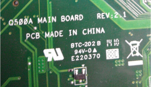 Материнська плата для ноутбука Asus P55VA, Q500A REV : 2.1, не стартує, б/в. - 315099