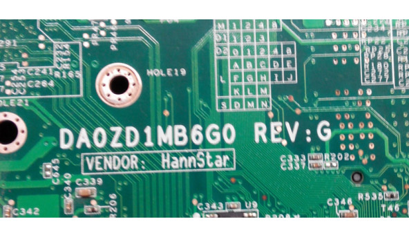 Материнська плата для ноутбука Acer Aspire 5920, 5920G, DA0ZD1MB6F0, не стартує, Б/В. - 315107