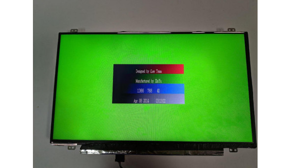 Матриця Innolux, N140BGE-EA3 Rev:C2, 14.0'', LED, HD 1366x768, 30-pin, Slim, б/в, Є маленькі подряпини, якщо сильно придивлятись то помітні при роботі, знизу потемніле трішки зображення якщо дивитись під кутом - 315115