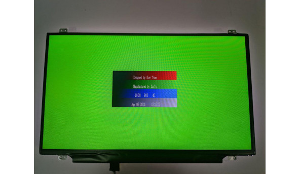 Матриця LG Display, LP140WD2 (TP)(B1), 14.0'', LED, HD+ 1600x900, 30-pin, Slim, б/в, Є легенький засвіт, майже не помітний, присутні подряпини помітні на всіх кольорах - 315125