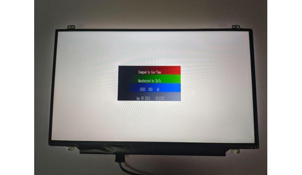 Матриця LG Display, LP140WD2 (TP)(B1), 14.0'', LED, HD+ 1600x900, 30-pin, Slim, б/в, Є легенький засвіт, майже не помітний, присутні подряпини помітні на всіх кольорах - 315125