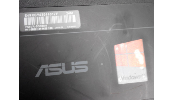 Нижня частина корпуса для ноутбука Asus P55VA, 13gngk1ap010-1, б/в. - 315147