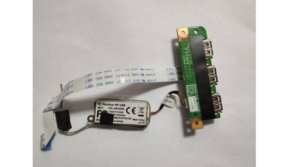 Плата з роз'ємами USB для ноутбука Medion Akoya P6620, 48.4AF03.001, Б/В. В хорошому стані. Без пошкоджень. - 315235