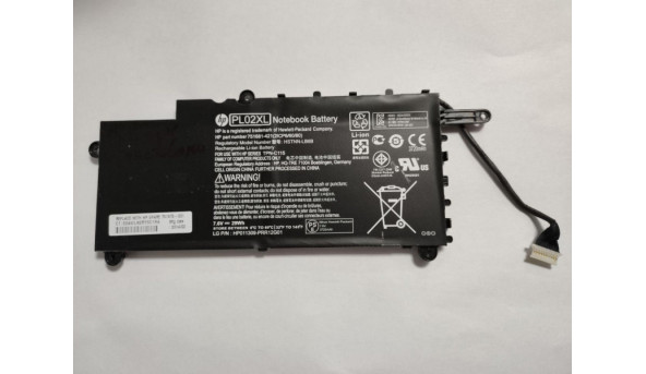 Батарея, акумулятор для ноутбука HP Pavilion 11-n001eo, pl02xl, 751681-421, hstnn-lb6b, tpn-c115, 7.6V. Оригінал - 315240